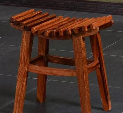 中式红木小凳子,刺猬紫檀钓鱼椅
